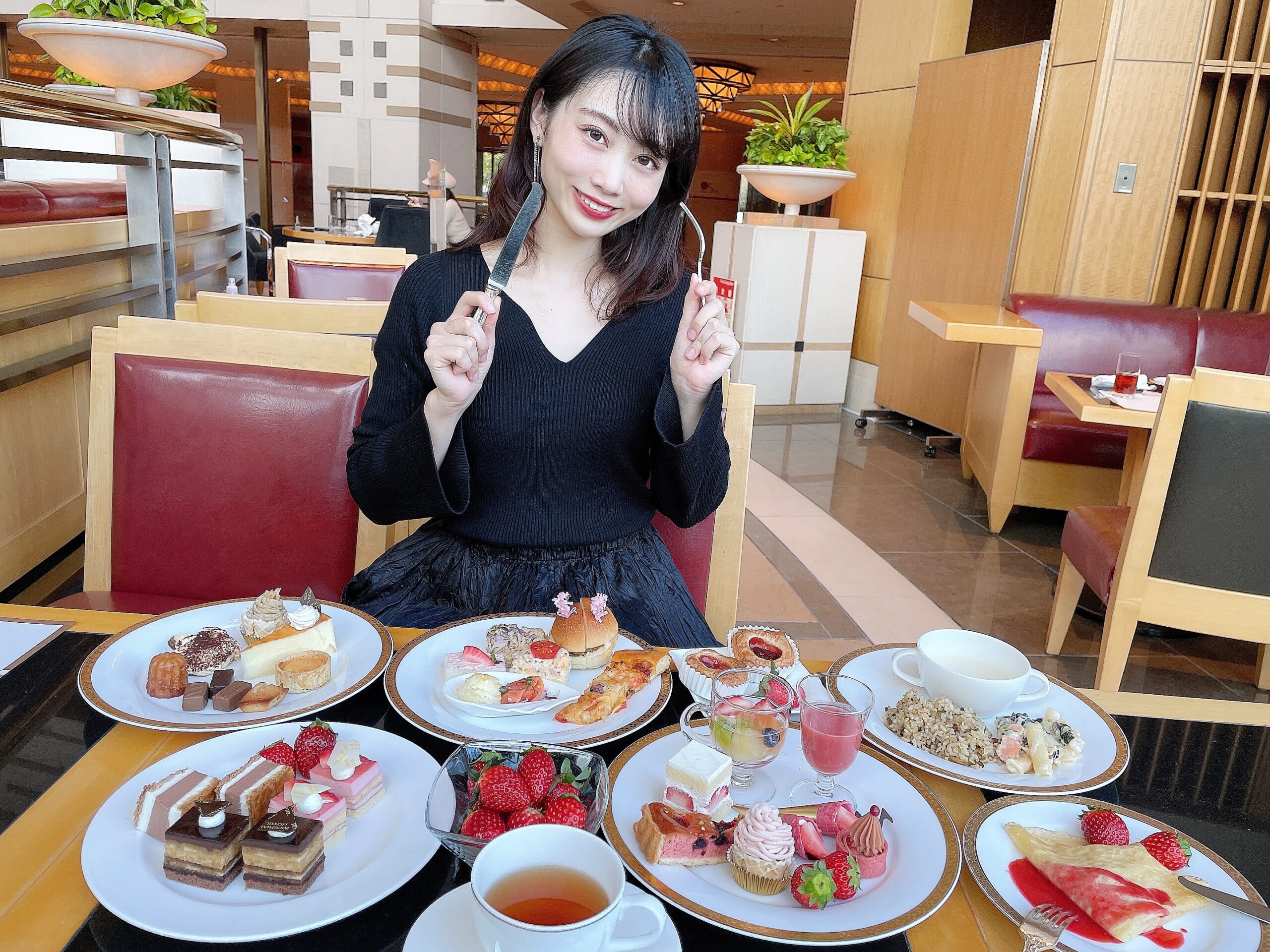 旬の苺がいっぱい 苺スイーツバイキング ヨーロッパ伝統菓子との饗宴 が開催中 帝国ホテル大阪 1 8 3 31 大阪キタじゃーなる