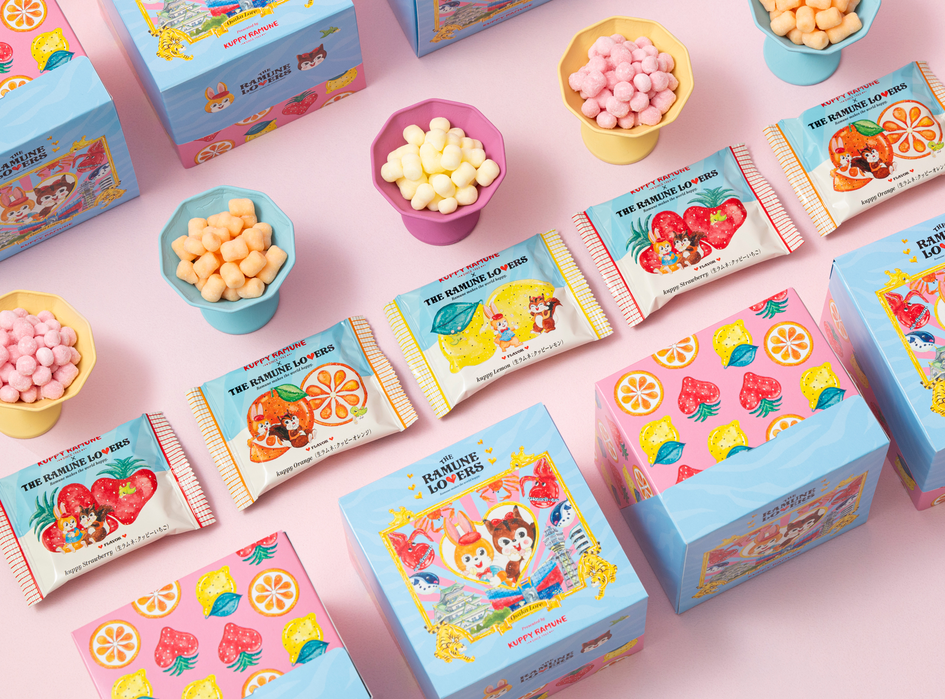 THE RAMUNE LOVERS（ザ・ラムネラバーズ）」のポップアップストアが再